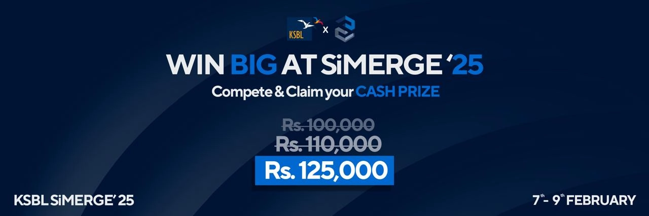SiMERGE prize pool announcement design